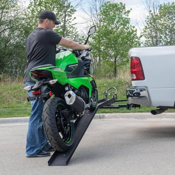 Black Widow MCC-600 600 lbs. Capacity Heavy-Duty Steel Motorcycle Carrier